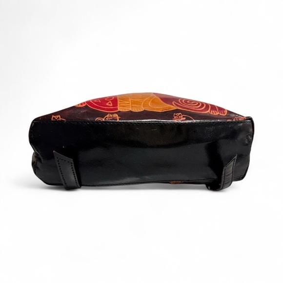 ARTISTIC CAT PRINT LEATHER BACKPACK PURSE WOMAN - Picture 5 of 10